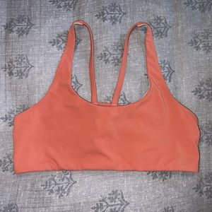 Coral/blush/orange Vuori Yosemite sports bra